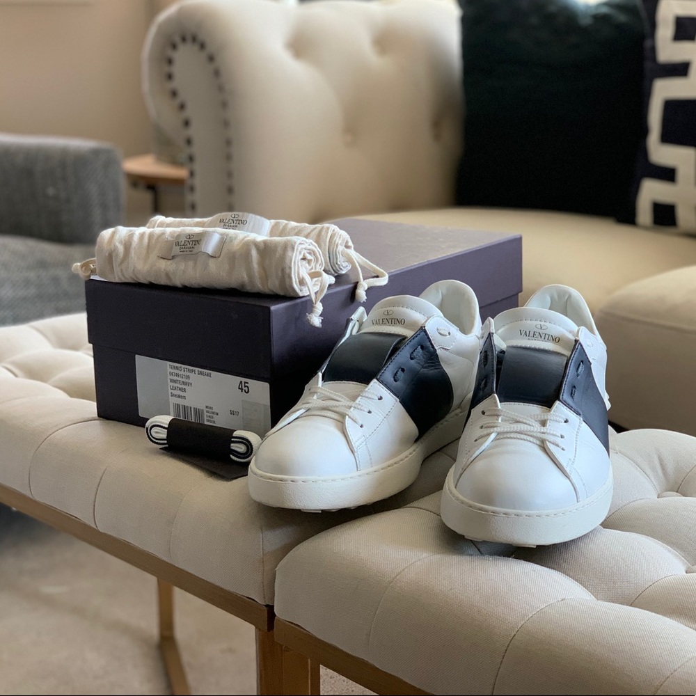 Valentino Tennis Stripe Sneaker